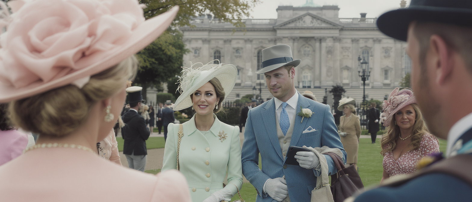 d&eacute;couvrez comment kate et william ont captiv&eacute; l'attention lors du lancement &eacute;l&eacute;gant de la saison des garden-parties &agrave; buckingham, alliant charme royal et moments inoubliables.