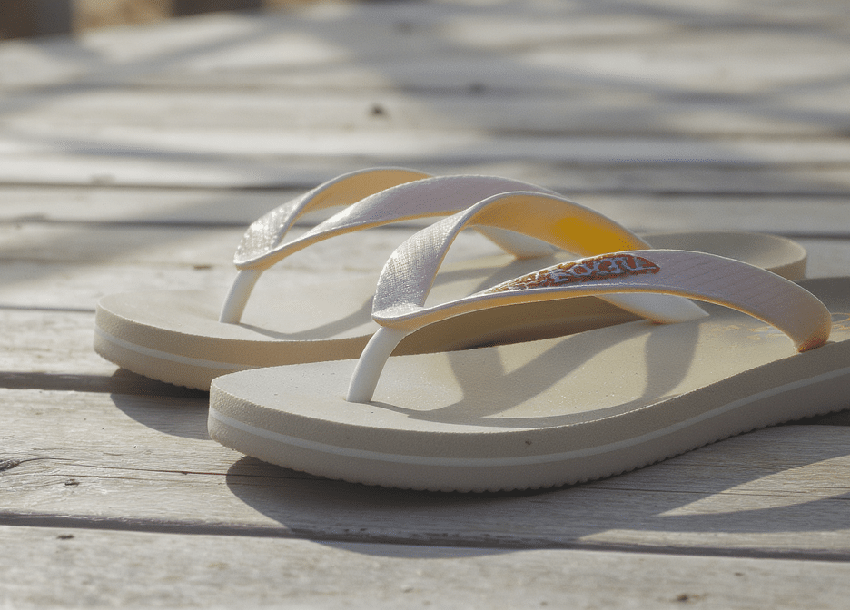 d&eacute;couvrez le retour en force des tongs des ann&eacute;es 90 : de chaussures oubli&eacute;es &agrave; incontournables de l'&eacute;t&eacute;, elles sont &agrave; nouveau tendance pour un look r&eacute;tro et d&eacute;contract&eacute;.