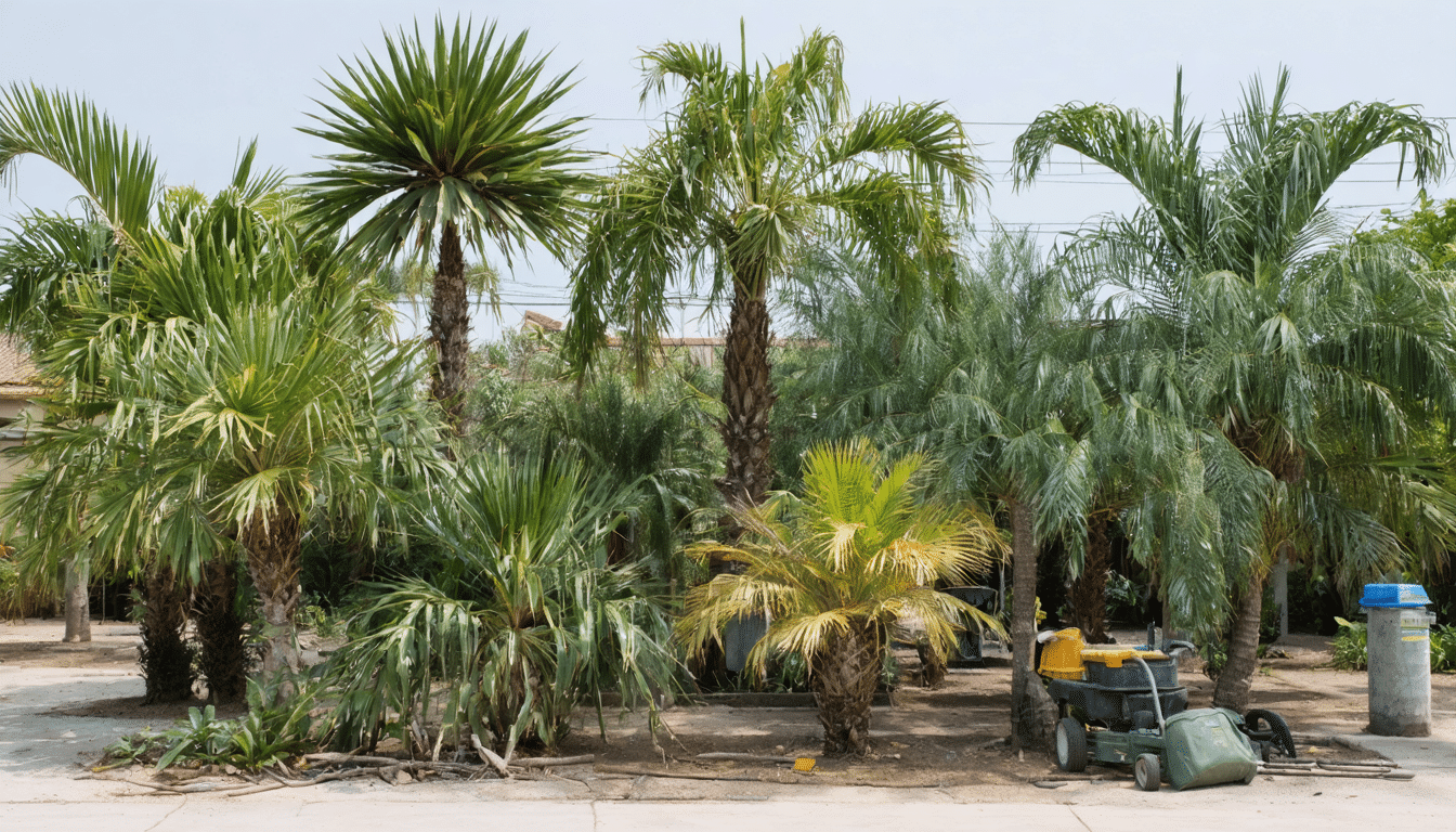 d&eacute;couvrez les diff&eacute;rentes vari&eacute;t&eacute;s de palmiers adapt&eacute;es &agrave; votre climat et apprenez les meilleures pratiques pour l'entretien des arbres majestueux de la famille des arecaceae.