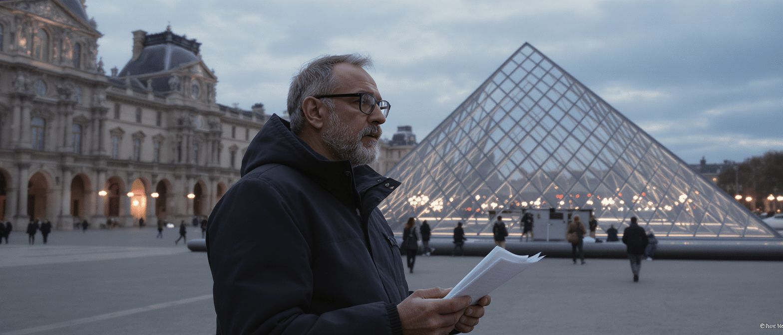 d&eacute;couvrez le nouveau film captivant de romain gavras, qui plonge au c&oelig;ur du casse du si&egrave;cle avec un braquage audacieux au louvre. suspense et intrigue garantis !