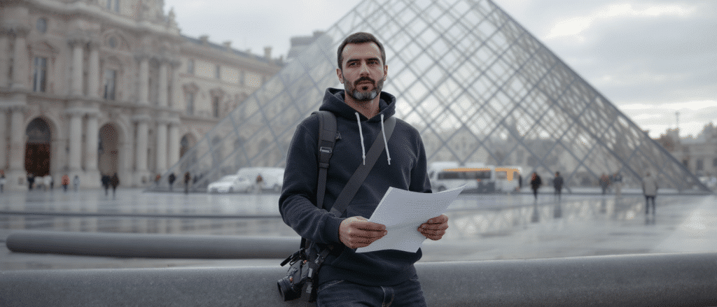 d&eacute;couvrez le nouveau film captivant de romain gavras, une plong&eacute;e intense dans le casse du si&egrave;cle au c&oelig;ur du louvre.