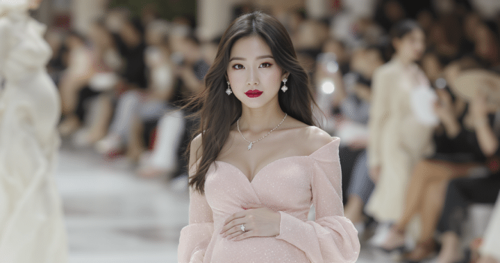 d&eacute;couvrez sora choi, la mannequin qui a surpris le monde de la mode en d&eacute;voilant sa grossesse lors d'un d&eacute;fil&eacute; chanel &agrave; s&eacute;oul. un moment unique alliant &eacute;l&eacute;gance et &eacute;motion.