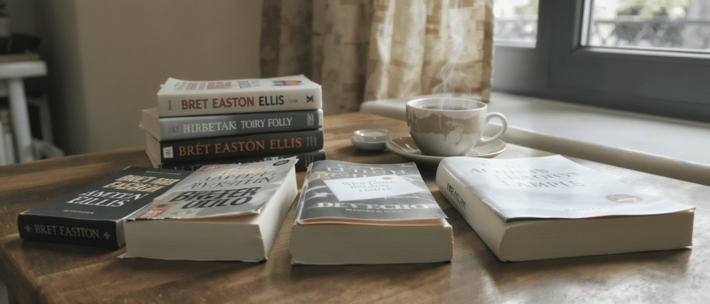 d&eacute;couvrez les 6 romans incontournables de bret easton ellis, l'auteur culte d'&laquo; american psycho &raquo;, &agrave; lire absolument pour plonger dans son univers unique et provocateur.