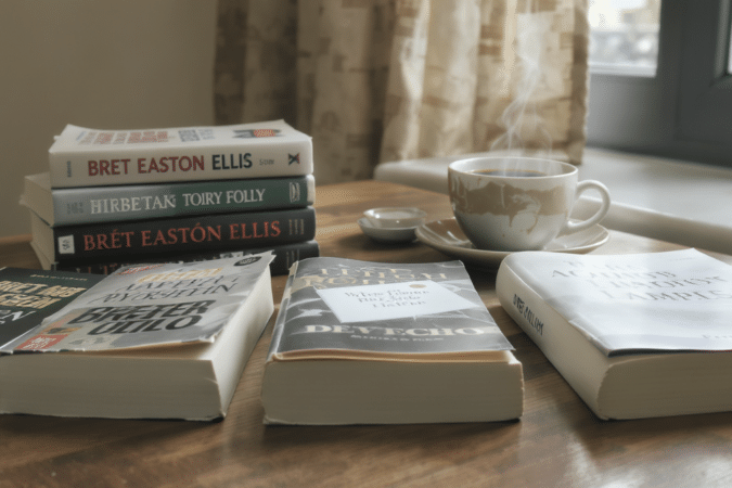 d&eacute;couvrez les 6 romans incontournables de bret easton ellis, l'auteur culte d'&laquo; american psycho &raquo;, &agrave; lire absolument pour plonger dans son univers unique et provocateur.