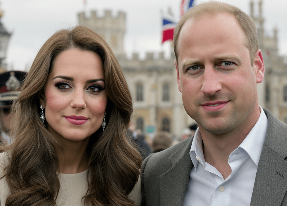 d&eacute;couvrez l'apparition remarqu&eacute;e de kate middleton &agrave; windsor, t&eacute;moignant de son soutien ind&eacute;fectible au prince william et captivant l'attention du public.