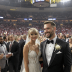 d&eacute;couvrez le mariage grandiose de taylor swift et travis kelce au madison square garden, un &eacute;v&eacute;nement exceptionnel attendu par plus de 1000 invit&eacute;s pour c&eacute;l&eacute;brer leur union unique.