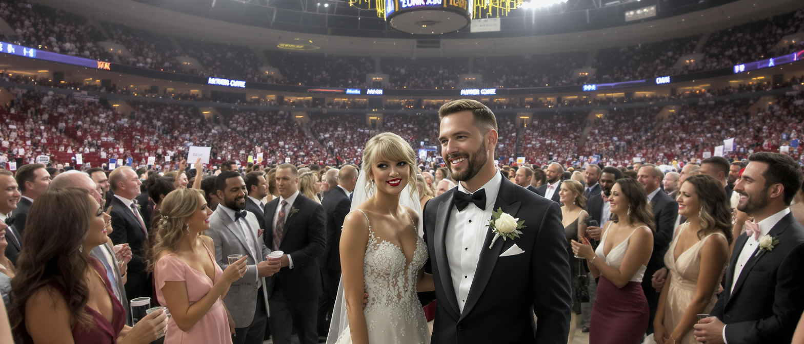 découvrez le mariage grandiose de taylor swift et travis kelce au madison square garden, un événement exceptionnel attendu par plus de 1000 invités pour célébrer leur union unique.