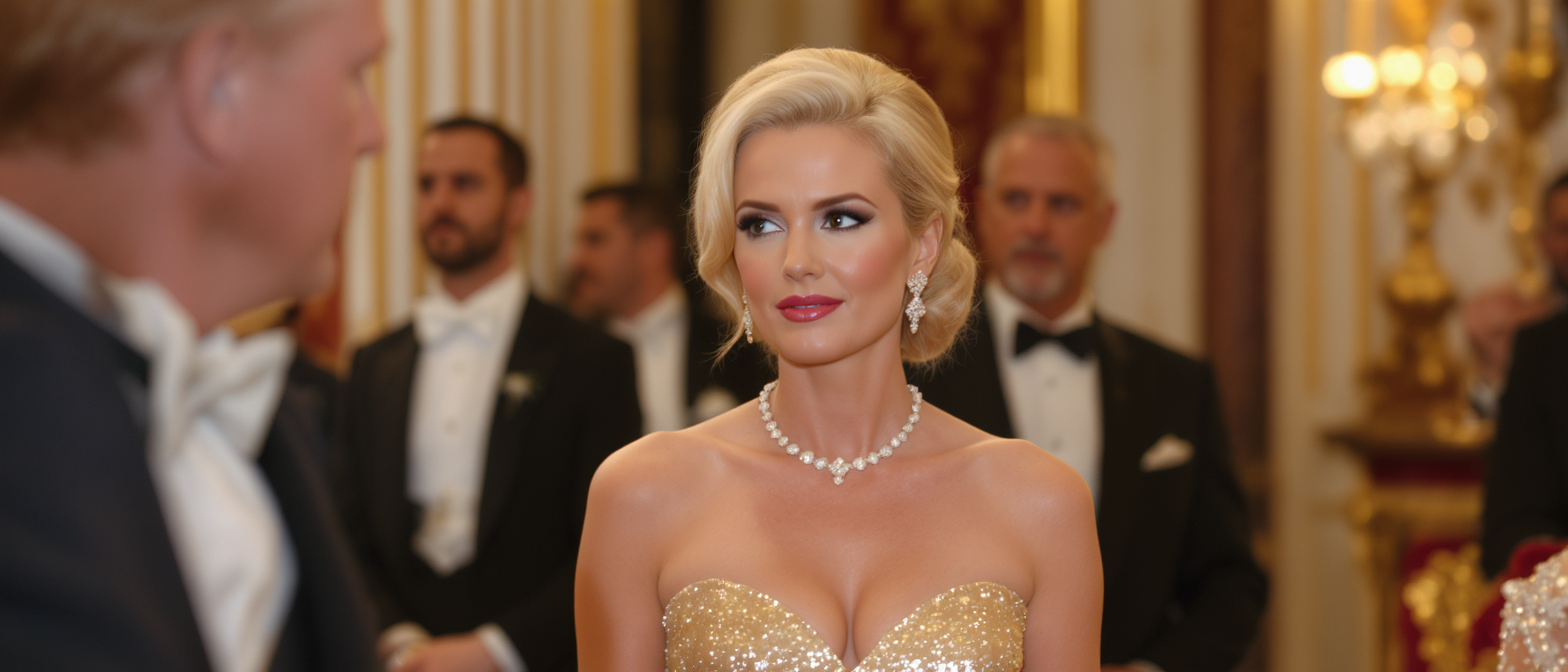 d&eacute;couvrez charl&egrave;ne de monaco radieuse en robe lam&eacute;e, rendant un hommage &eacute;l&eacute;gant &agrave; grace kelly avec style et sophistication.