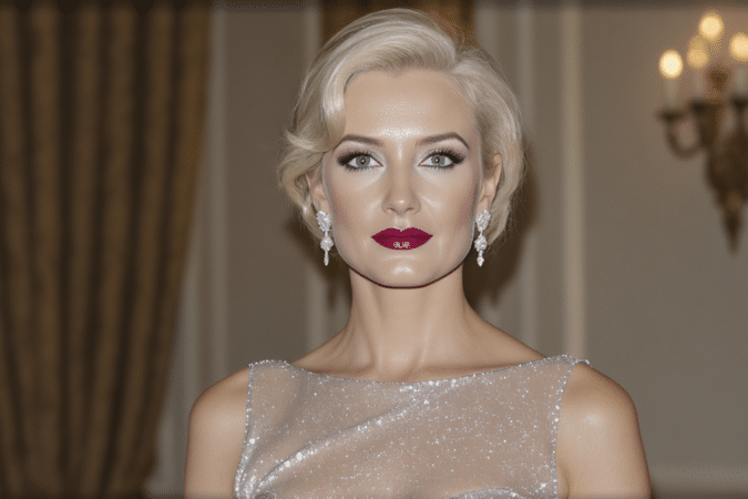 d&eacute;couvrez charl&egrave;ne de monaco rayonnante en robe lam&eacute;e, rendant un hommage &eacute;l&eacute;gant &agrave; l'ic&ocirc;ne grace kelly avec un style unique et sophistiqu&eacute;.