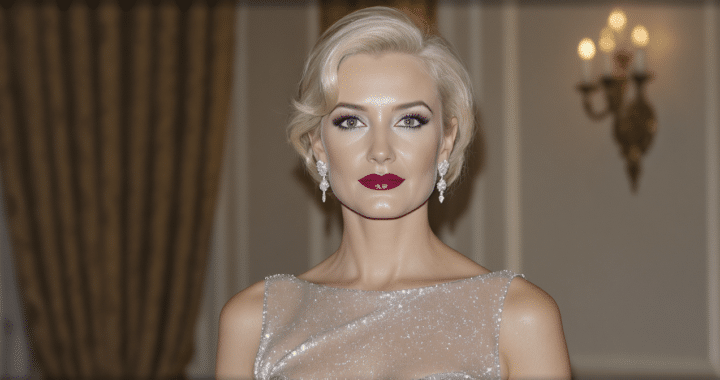 d&eacute;couvrez charl&egrave;ne de monaco rayonnante en robe lam&eacute;e, rendant un hommage &eacute;l&eacute;gant &agrave; l'ic&ocirc;ne grace kelly avec un style unique et sophistiqu&eacute;.