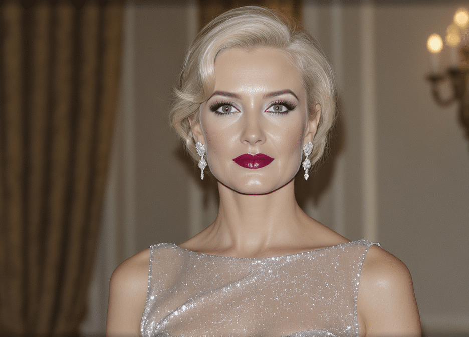 d&eacute;couvrez charl&egrave;ne de monaco rayonnante en robe lam&eacute;e, rendant un hommage &eacute;l&eacute;gant &agrave; l'ic&ocirc;ne grace kelly avec un style unique et sophistiqu&eacute;.