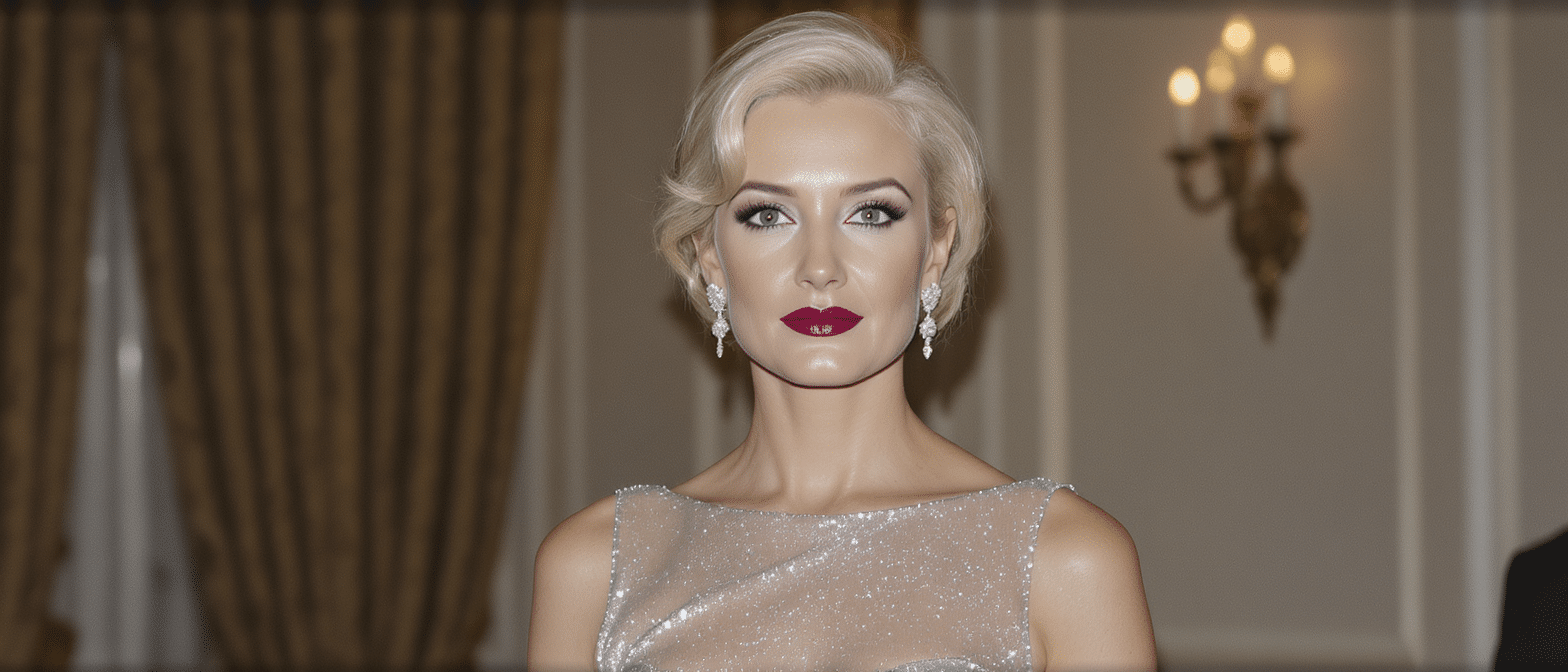 découvrez charlène de monaco rayonnante en robe lamée, rendant un hommage élégant à l'icône grace kelly avec un style unique et sophistiqué.