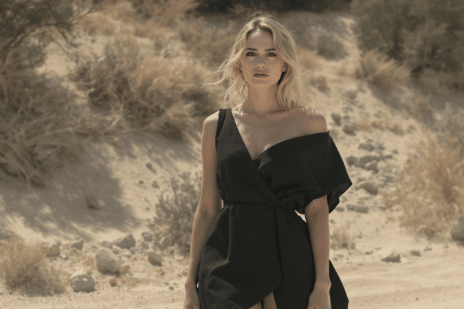 d&eacute;couvrez comment dakota johnson r&eacute;invente la robe noire estivale avec un style audacieux qui d&eacute;fie les conventions de la saison.