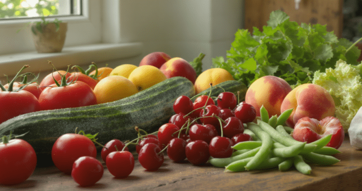 explorez les fruits et l&eacute;gumes d&eacute;licieux de saison &agrave; savourer en juillet pour des repas frais et gourmands.