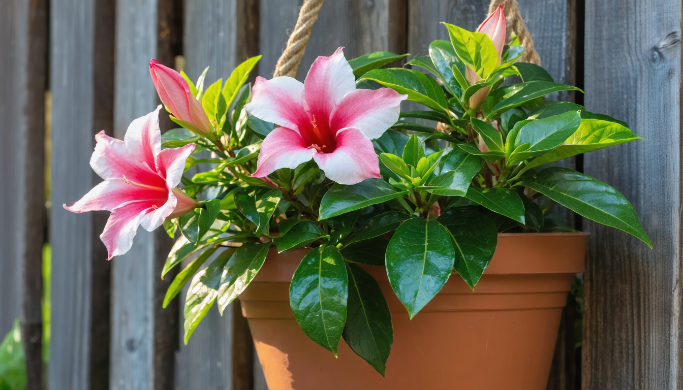 d&eacute;couvrez tout ce qu'il faut savoir sur le diplad&eacute;nia, une plante tendance, ses caract&eacute;ristiques, son entretien et ses utilisations pour sublimer votre jardin ou balcon.