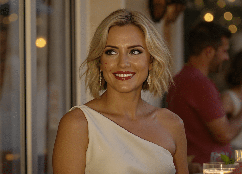 d&eacute;couvrez la mini-robe asym&eacute;trique, l'alliance parfaite de charme, confort et style, une pi&egrave;ce incontournable qui s&eacute;duit toutes les g&eacute;n&eacute;rations pour un look cocktail irr&eacute;sistible.