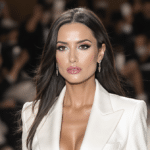 monica bellucci surprend et s&eacute;duit au d&eacute;fil&eacute; fendi avec un tailleur-pantalon blanc immacul&eacute;, adoptant un style audacieux bien loin de sa couleur embl&eacute;matique.