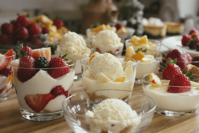 d&eacute;couvrez nos desserts estivaux irr&eacute;sistibles, faciles et rapides &agrave; pr&eacute;parer en seulement 15 minutes pour rafra&icirc;chir vos journ&eacute;es ensoleill&eacute;es.