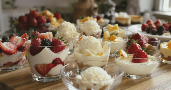 d&eacute;couvrez nos desserts estivaux irr&eacute;sistibles, faciles et rapides &agrave; pr&eacute;parer en seulement 15 minutes pour rafra&icirc;chir vos journ&eacute;es ensoleill&eacute;es.