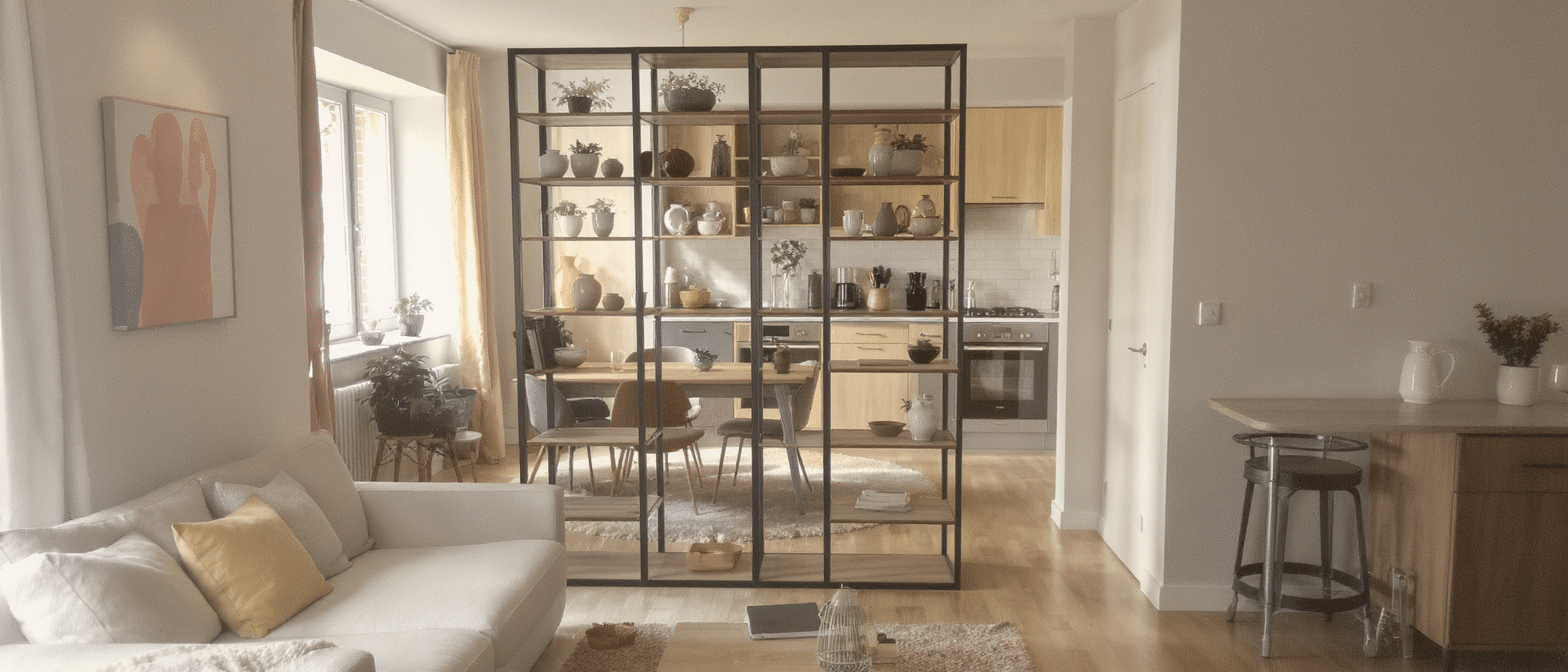 d&eacute;couvrez des meubles astucieux pour organiser et structurer votre espace de vie sans avoir besoin de murs ni de cloisons, alliant fonctionnalit&eacute; et design.