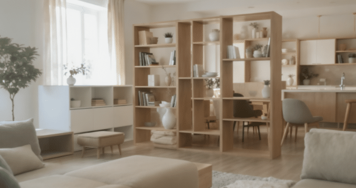 d&eacute;couvrez des meubles astucieux pour organiser et structurer votre espace efficacement, sans avoir besoin de murs ni de cloisons, alliant design et fonctionnalit&eacute;.