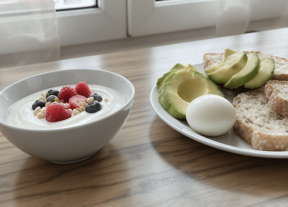savourez un petit-d&eacute;jeuner gourmand &agrave; faible indice glyc&eacute;mique, sans confiture, pour bien d&eacute;marrer la journ&eacute;e en douceur et &eacute;nergie.