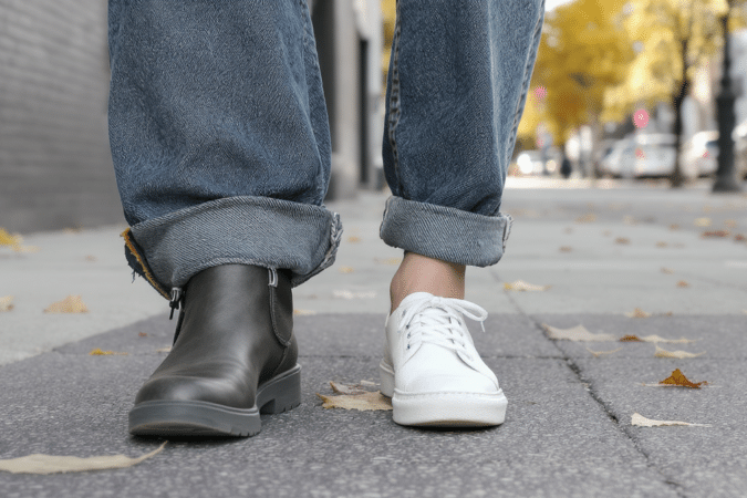 d&eacute;couvrez comment choisir les chaussures id&eacute;ales pour sublimer vos looks cet automne avec le grand retour du jean boyfriend. astuces mode et tendances pour un style irr&eacute;sistible.