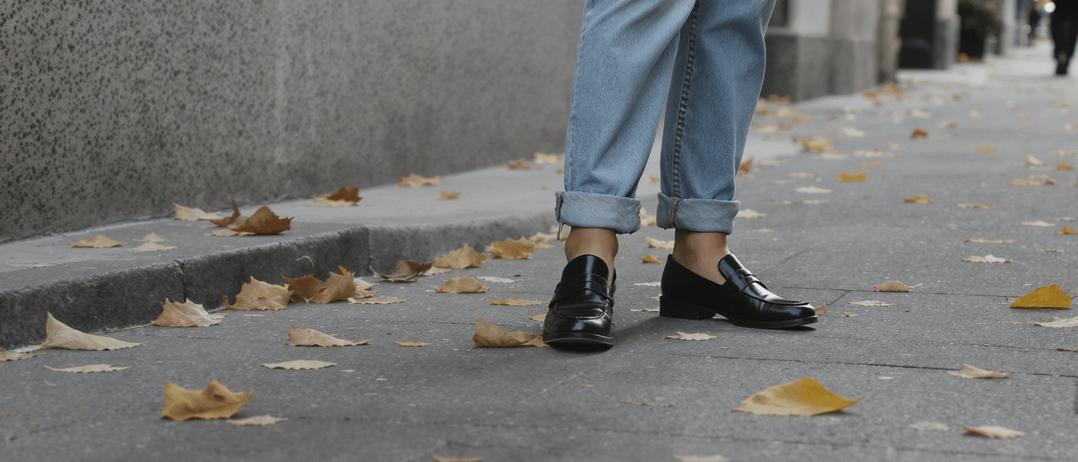 d&eacute;couvrez comment sublimer vos looks d'automne avec le grand retour du jean boyfriend. nos conseils chaussures pour allier style et confort cette saison.