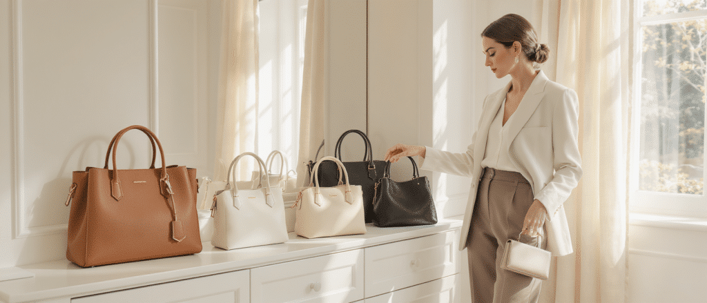 découvrez notre collection de sacs à main pour femme : des modèles pratiques et élégants, parfaits pour accompagner chaque occasion avec style.