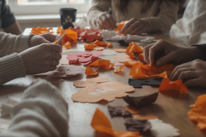 d&eacute;couvrez des d&eacute;corations d&rsquo;halloween faciles et amusantes &agrave; fabriquer en famille pour cr&eacute;er une ambiance effrayante avec vos enfants.