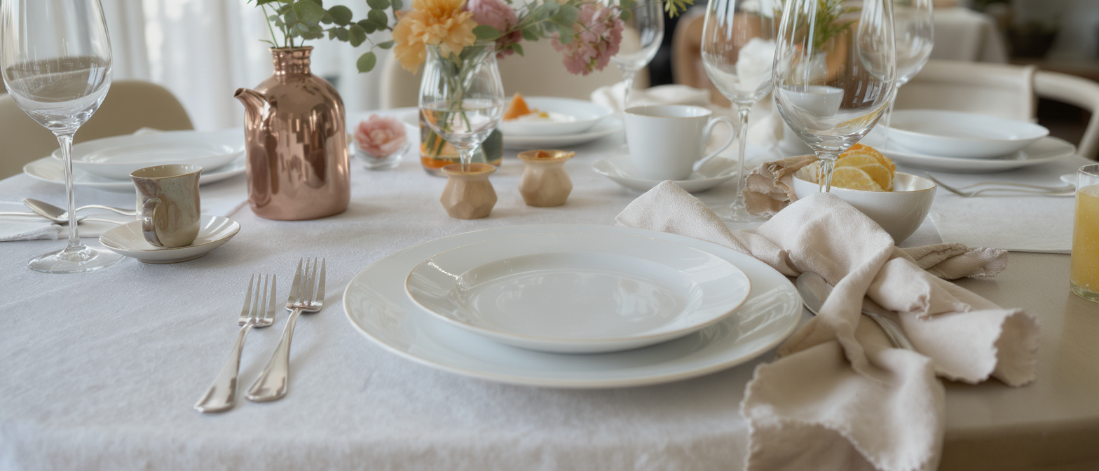 victoria beckham lance avec westwing sa premi&egrave;re collection d&eacute;di&eacute;e aux arts de la table, entre &eacute;l&eacute;gance contemporaine et pi&egrave;ces raffin&eacute;es pour sublimer vos repas.